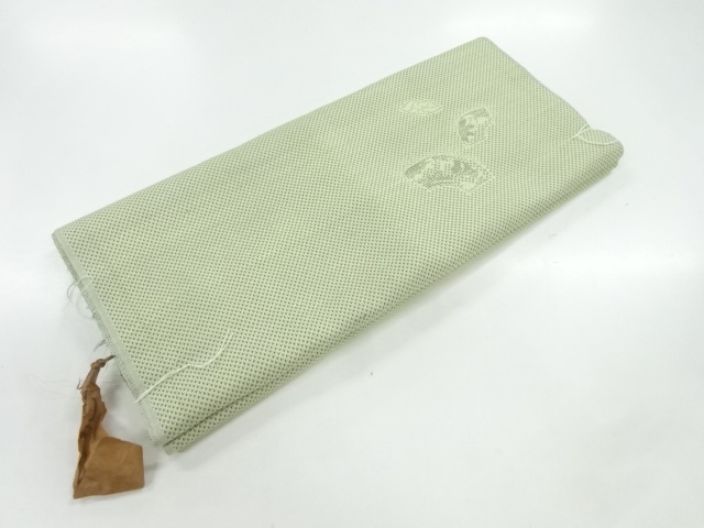 JAPANESE KIMONO / ANTIQUE ARAIHARI FOR OMESHI KIMONO / SILK / NISHIJIN / JIGAMI & FLOWERS